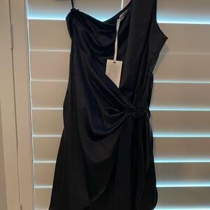 Grace Karin Asymmetrical Black Dress